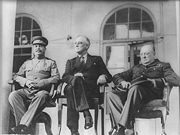 Stalin Roosevelt Churchill at Yalta